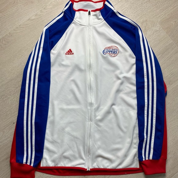 Los Angeles Clippers Adidas Activewear NBA Zip Up Sweater - Picture 3 of 14